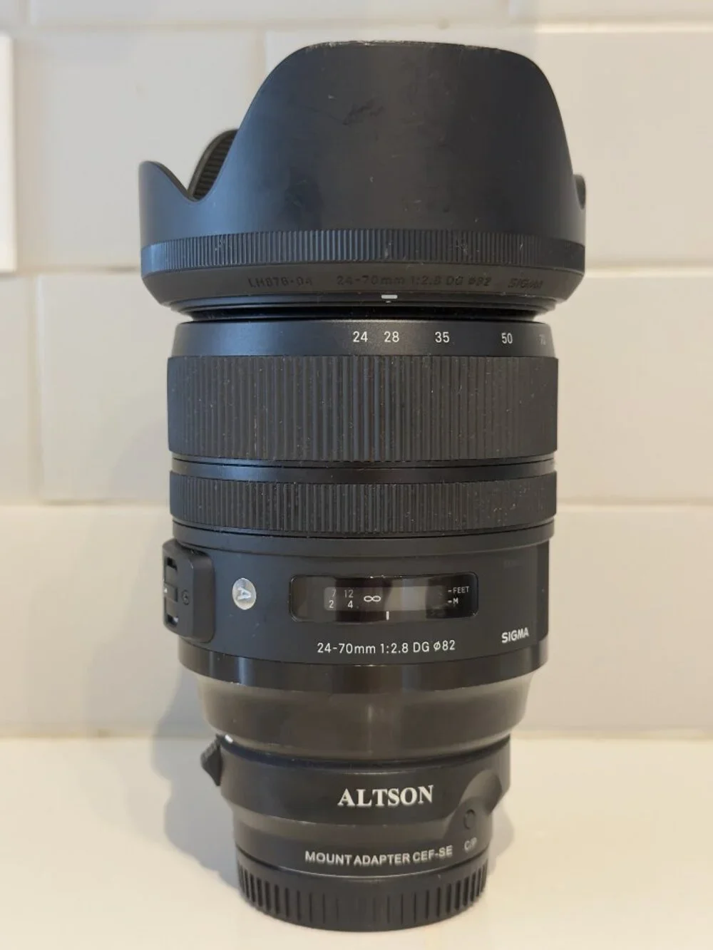 Sigma 24-70mm f/2.8 Art Canon EF Lens + MC-11 Sony E Adapter